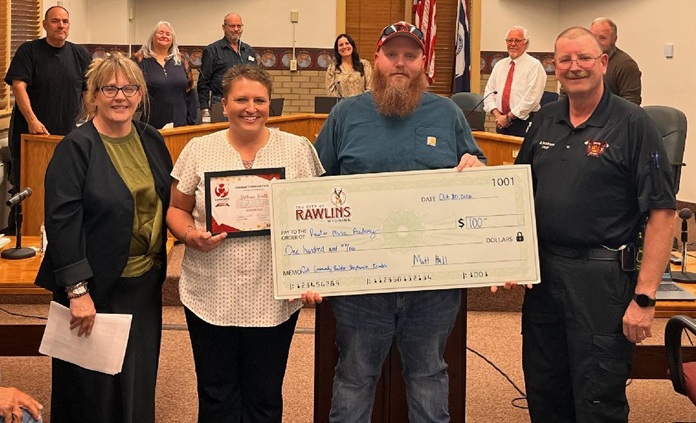 Stephanie Trimble Receiving October 2026 Community Builder Award - City of Rawlins